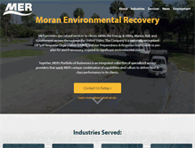 Tablet Screenshot of moranenvironmental.com